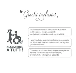 Labirinto in Strongplast   plastica riciclata post consumo 9 pannelli   giochi inclusivi