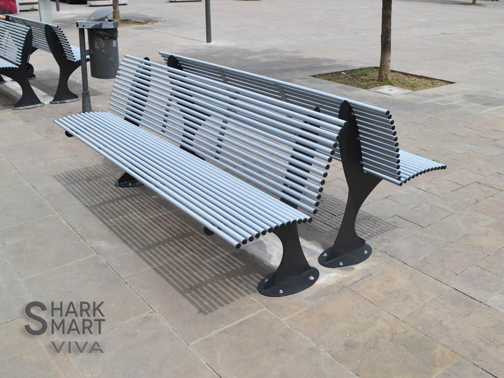 panchina shark e shark smart acciaio verniciato arredo urbano 5.jpg