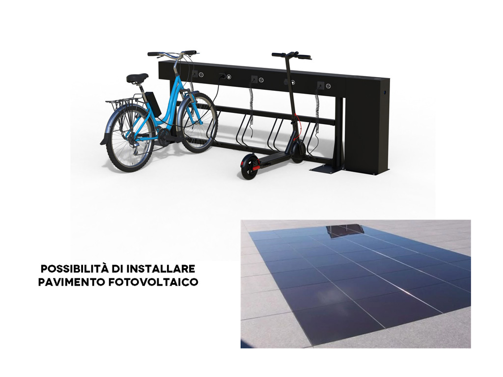E bike charge station