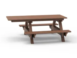 Panca da picnic versione accessibile in STRONGPLAST   plastica riciclata post consumo