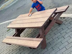 tavolo picnic baby standard strongplast plastica riciclata foto.webp