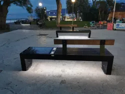 Panchina VIVA smart illuminata