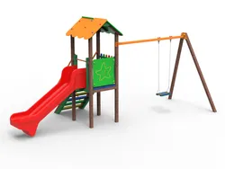 torre 90 con altalena in strongplast e pannelli in polietilene 2.jpg