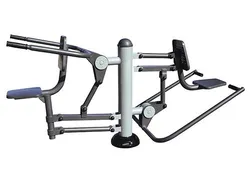 DP667 strumento fitness acciaio per esterno doppio allenamento torso.jpg