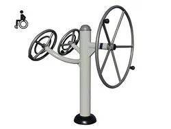 DP676 strumento fitness acciaio per esterno doppio volante ruota anche per disabilita inclusivo.jpg