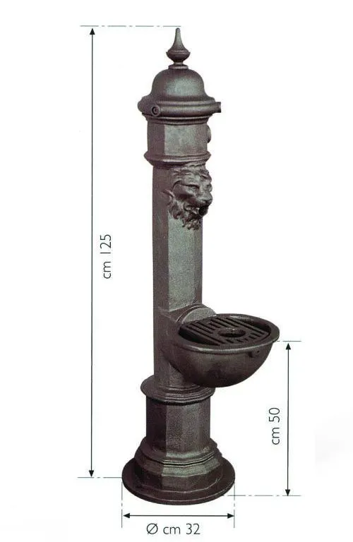 Misure fontana Napoli