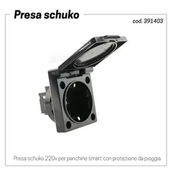 schuko with rain protection