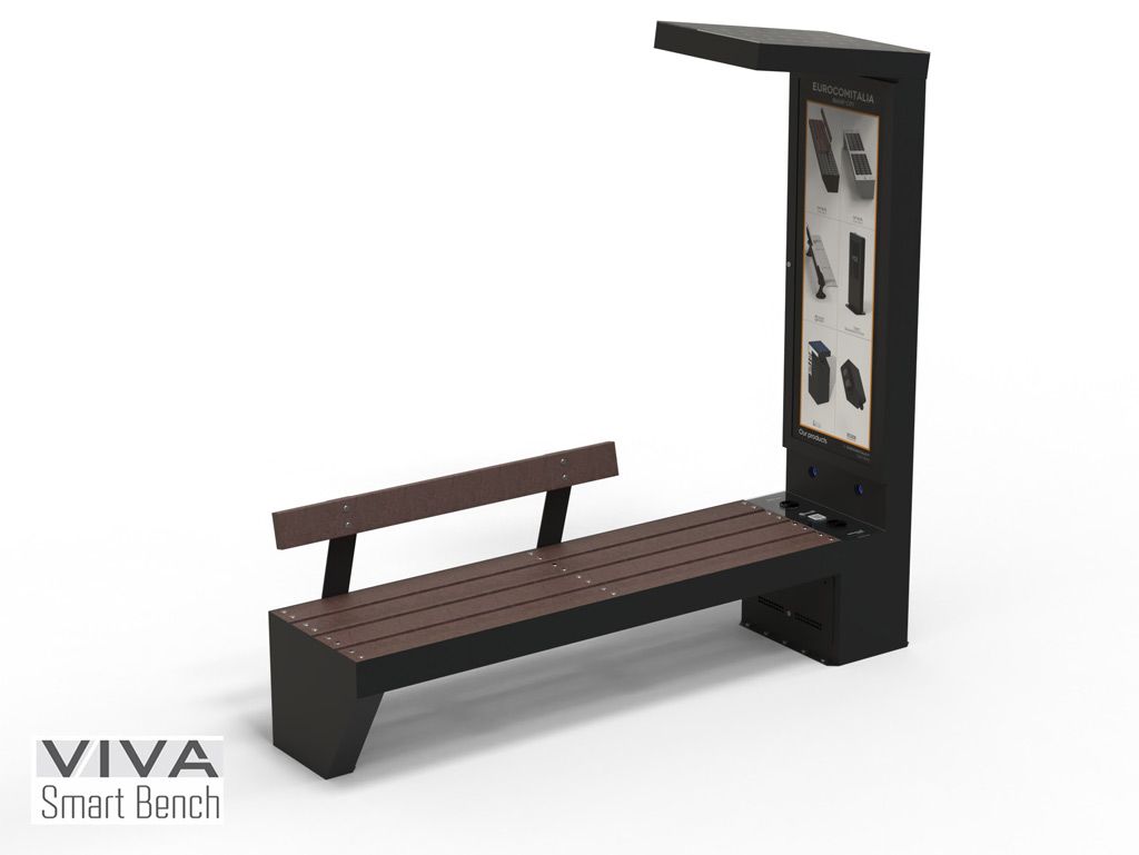 panchina viva smart bench ADV SIGNAGE con totem fotovoltaico.jpg