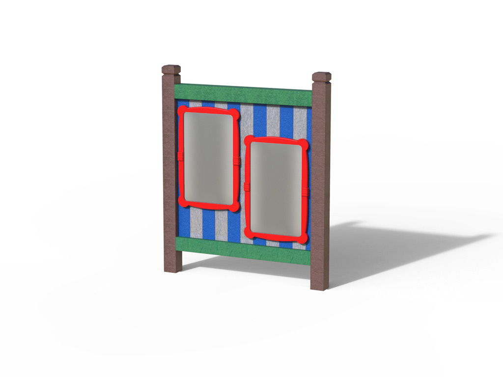 Pannello sensoriale SPECCHI in STRONGPLAST - plastica riciclata post consumo
