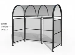 Lateral panel for ELI shelter