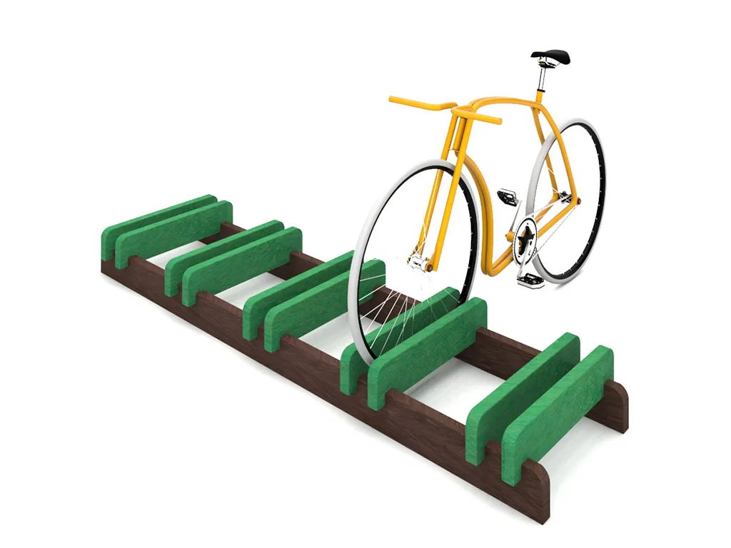 portabici plastica riciclata strongplast cod.8034