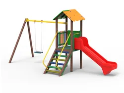 torre 90 con altalena in strongplast e pannelli in polietilene.jpg