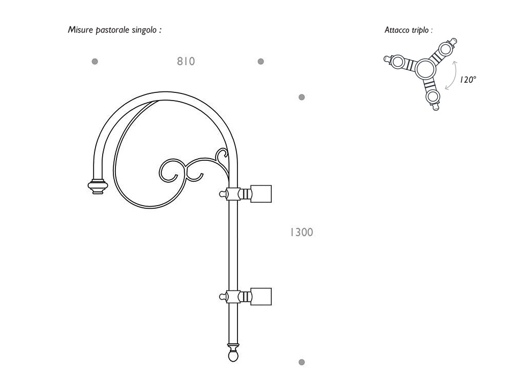 Cima a pastorale 507   dimensioni
