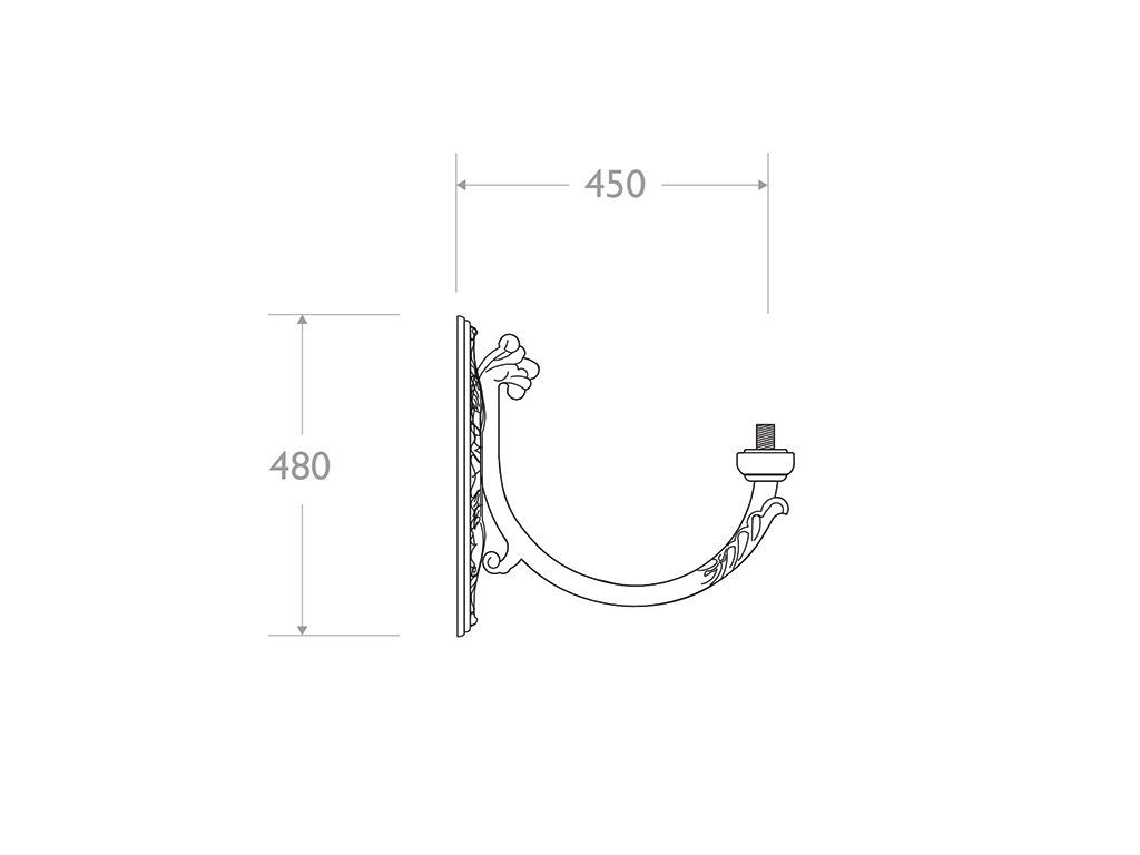 mensola muro ghisa alluminio 525 dimensioni.jpg