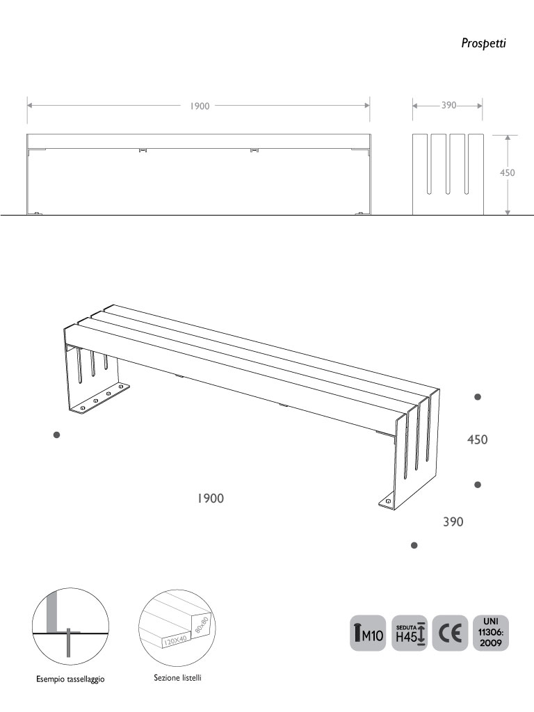 misure 2d panchina modern acciaio plastica strongplast senza schienale.jpg