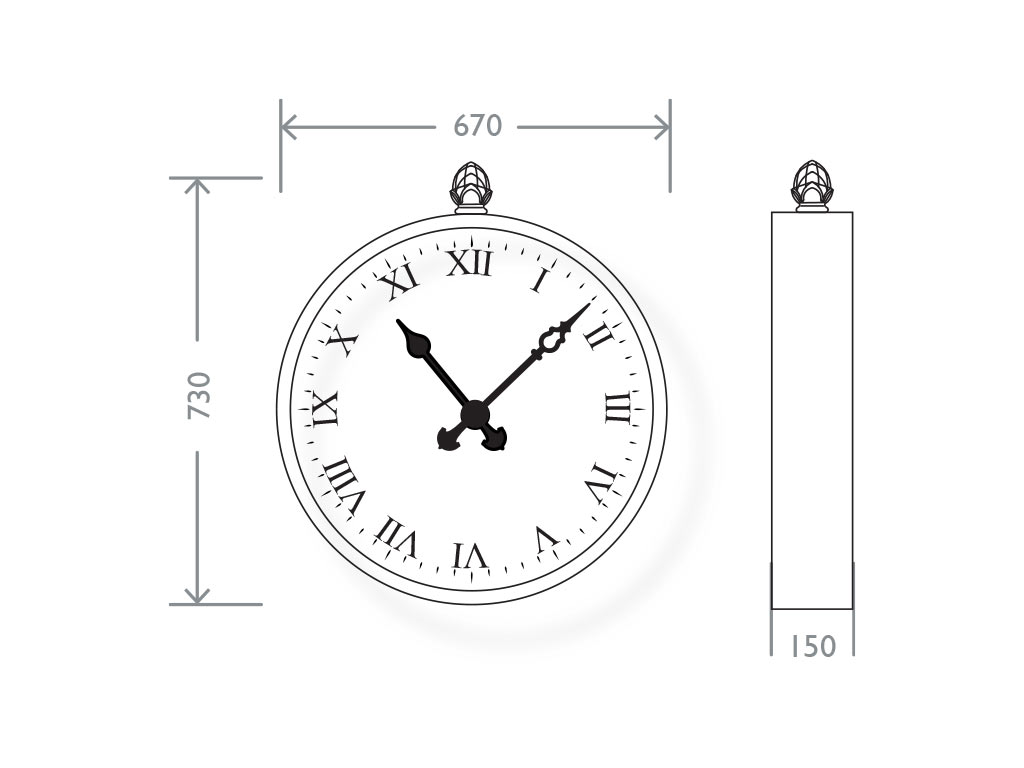 misure orologio artistico a parete o sospensione ghisa e acciaio.jpg