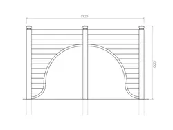Pannello sensoriale GALLERIA Misure