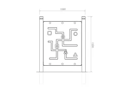 misure pannello sensoriale inclusivo labirinto strongplast.webp
