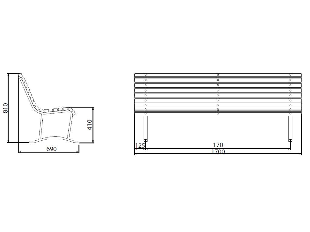 pacnhina milano classica doghe ral 6005 piedi acciaio zincato disegno.jpg