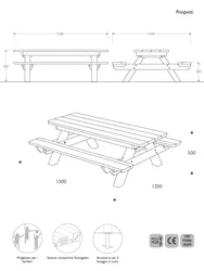 panca picnic baby strongplast plastica riciclata misure.webp