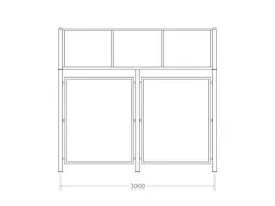 ELI BUS shelter dimension