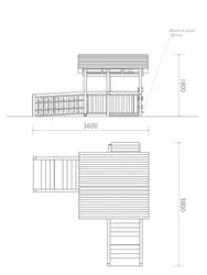 Casetta delle fate inclusiva misure