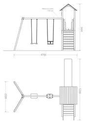Prospetti Castello con altalena